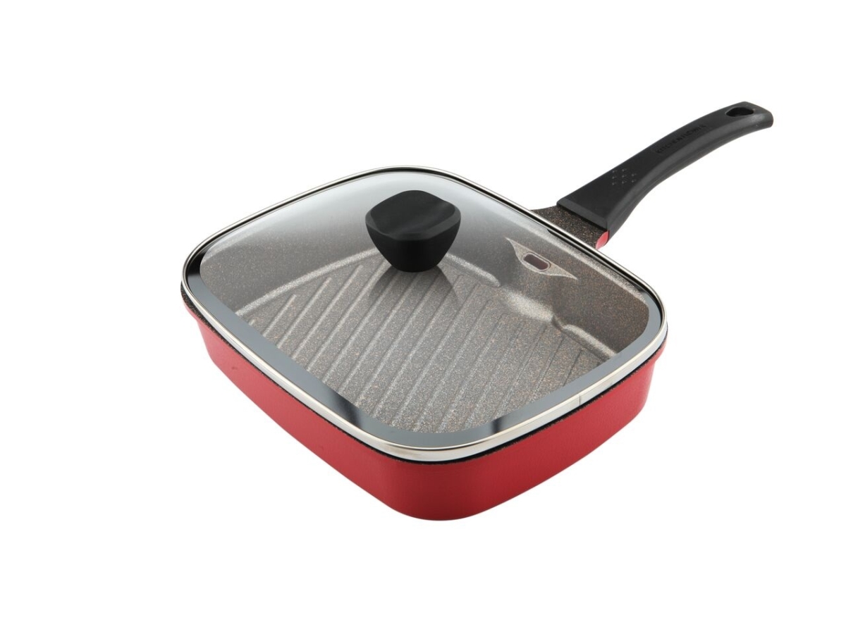 Kg961386 28 Cm Huhu Smokeless Steam Rectangular Grill Pan