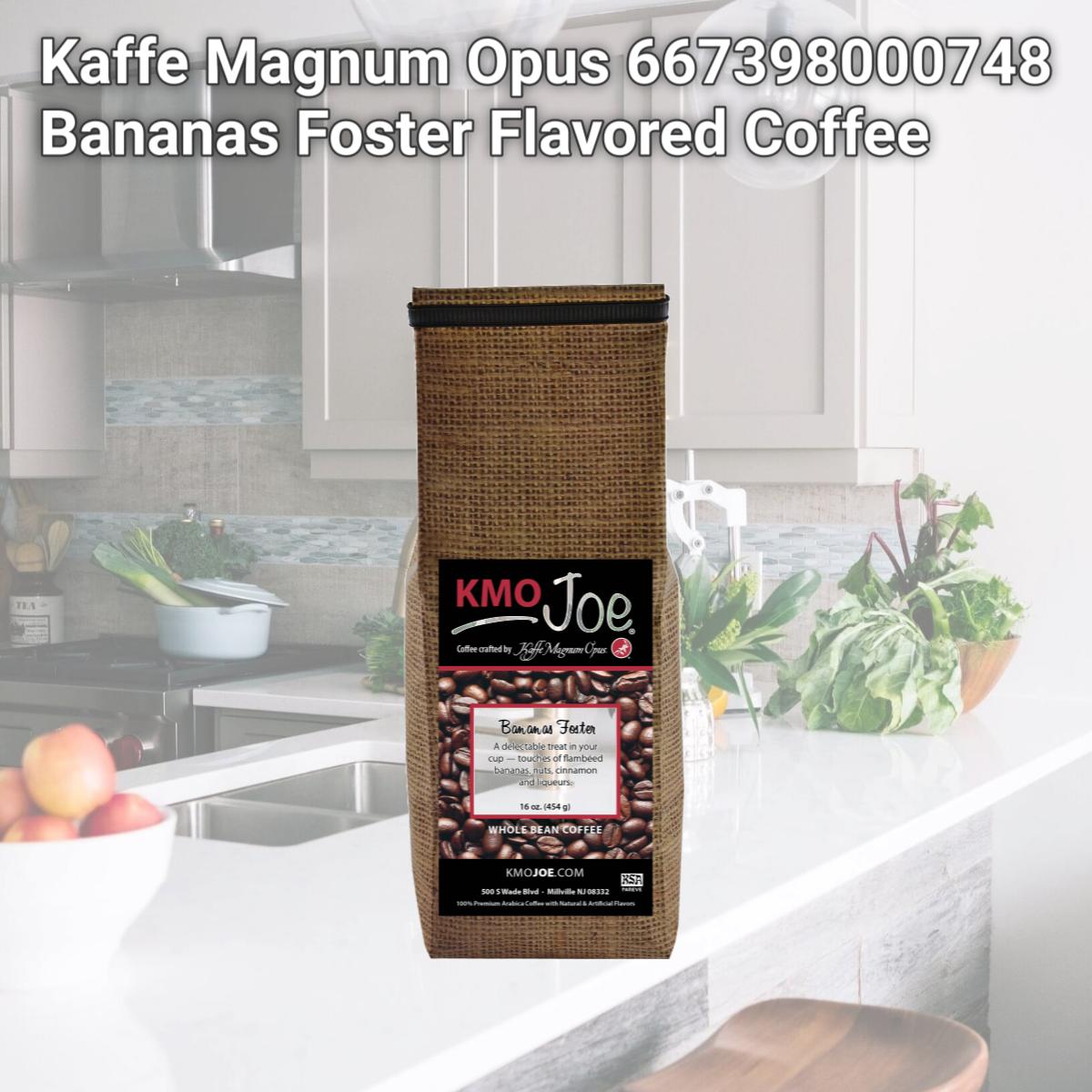 Picture of Kaffe Magnum Opus 667398000748 Bananas Foster Flavored Coffee