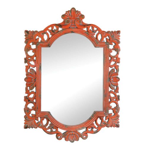10017103 Vintage Emily Coral Mirror
