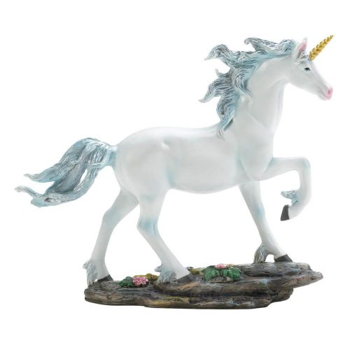 10017949 White Unicorn Figurine