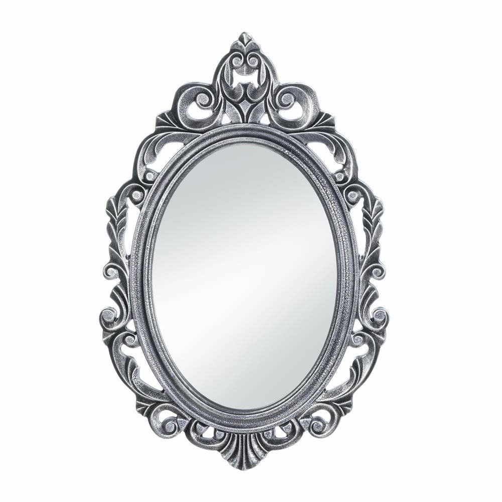 10018073 Royal Crown Wall Mirror, Silver