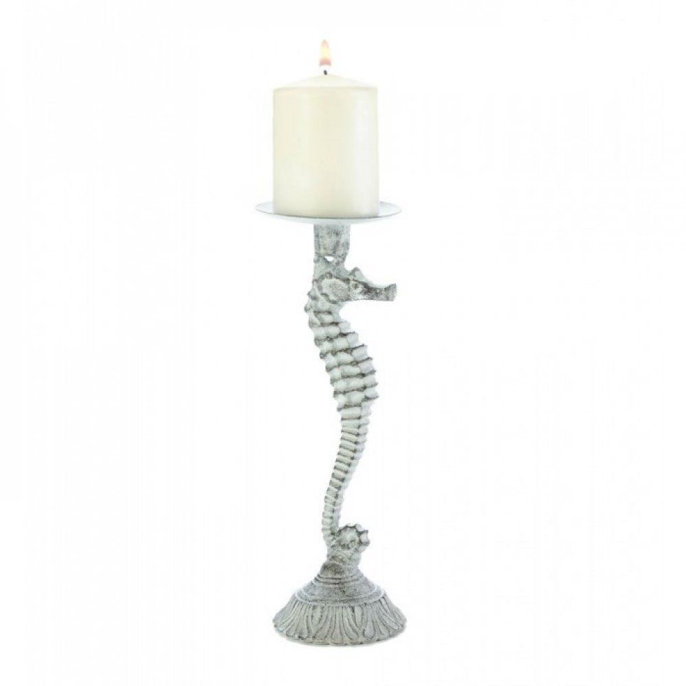 10018241 4.5 X 4 X 11 In. Skinny Seahorse Candle Holder