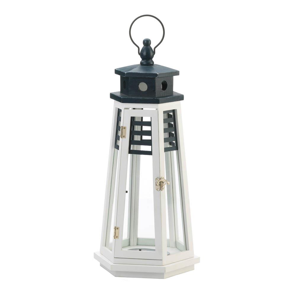 10018820 Wooden Lighthouse Lantern - Large