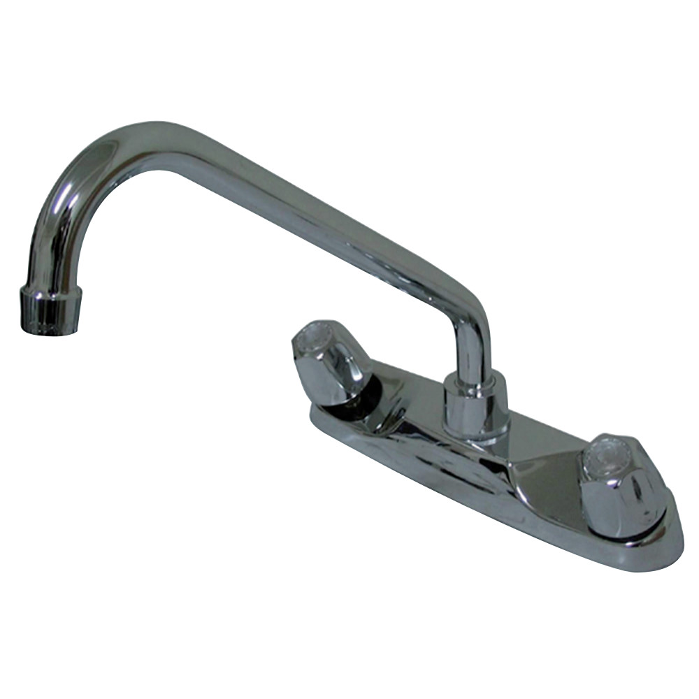 12 In. Tubular Swivel Hi-spout Kitchen Faucet With Handle, Chrome