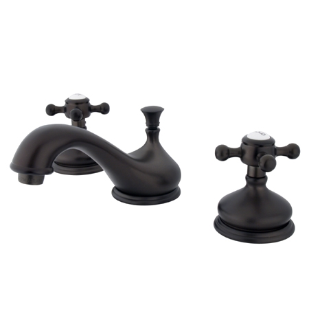 Ks1165bx Widespread Lavatory Faucet With Cross Handle & Handle, Oil Rubbed Bronze