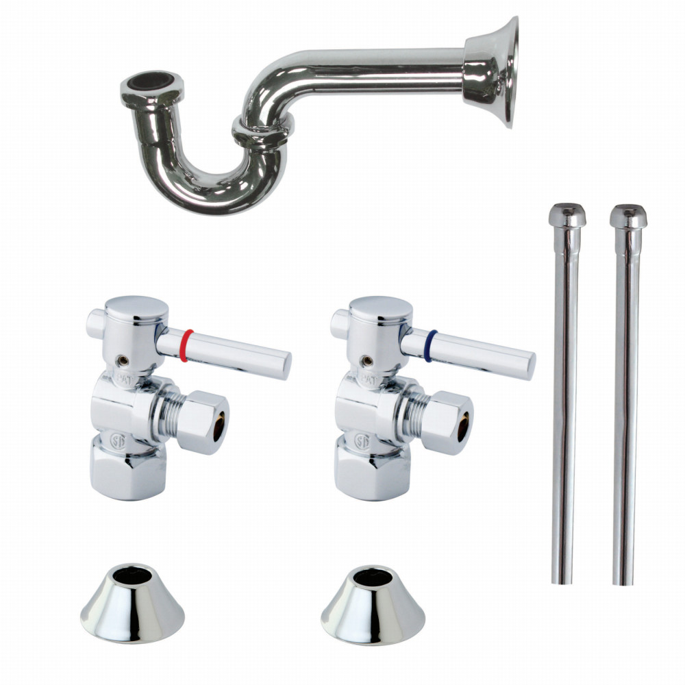 Cc43101lkb30 Traditional Plumbing Sink Trim Kit With P Trap For Lavatory & Kitchen, Chrome