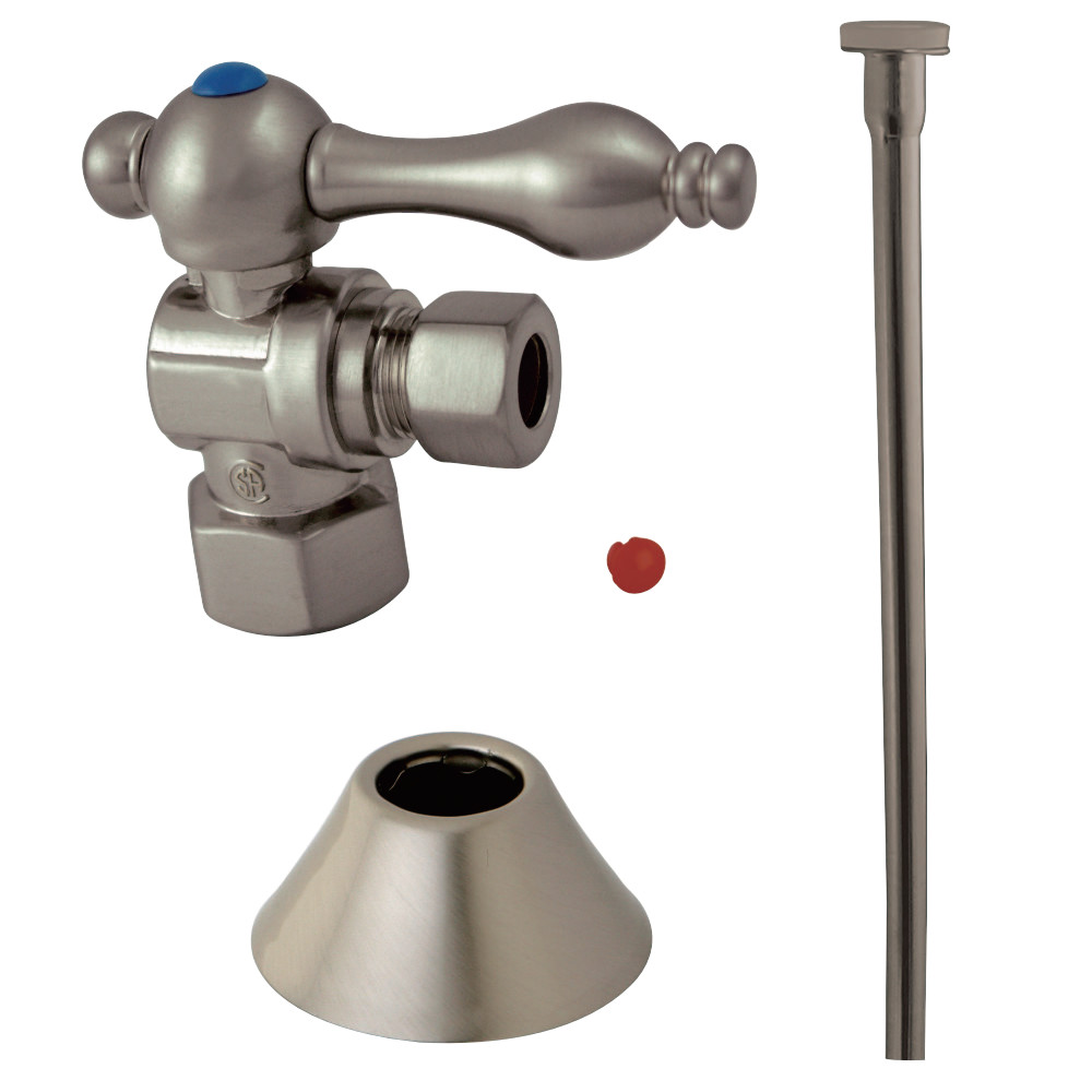 Cc43108tkf20 Traditional Plumbing Toilet Trim Kit & Metal Lever Handle Satin Nickel