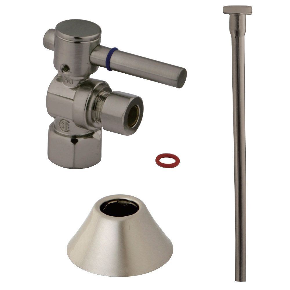 Cc43108dltkf20 Comtemporary Plumbing Toilet Trim Kit & Metal Lever Handle Satin Nickel