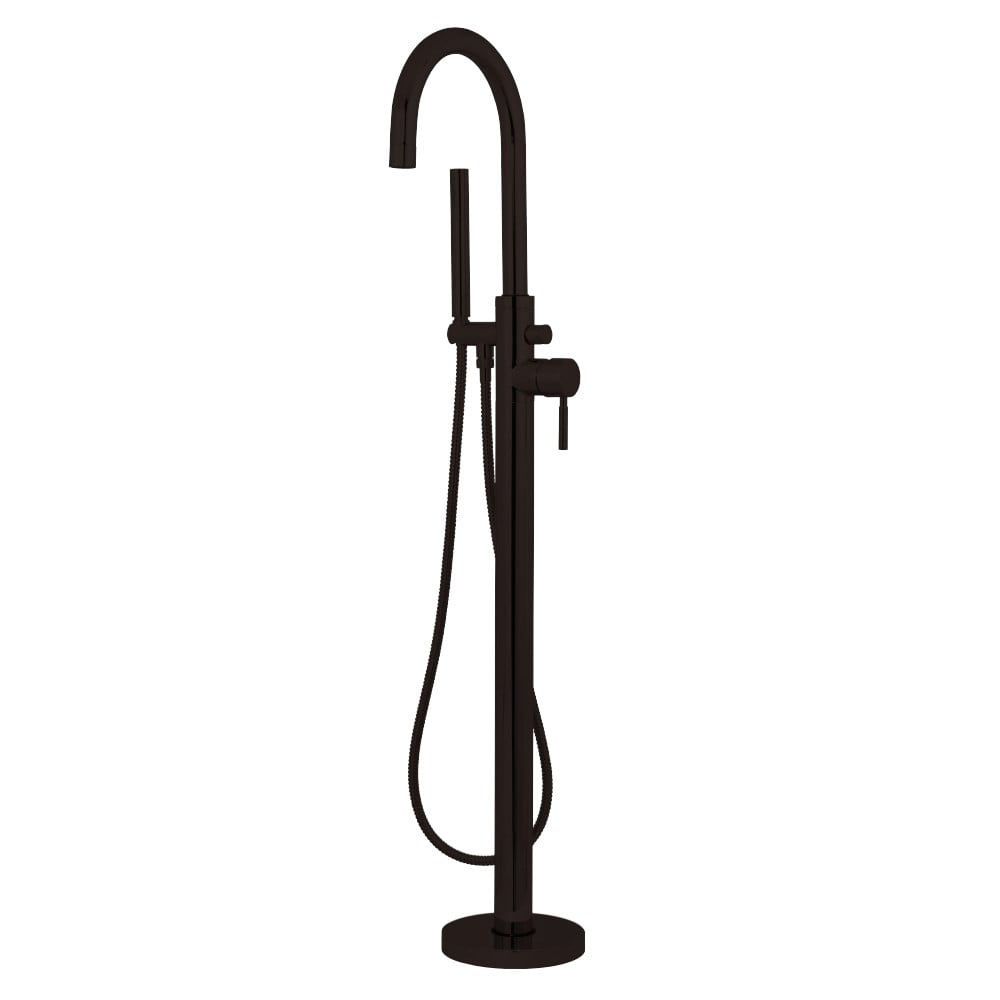 Ks8155dl Concord Floor Mount Tub Filler With Hand Shower, Oil Rubbed Bronze