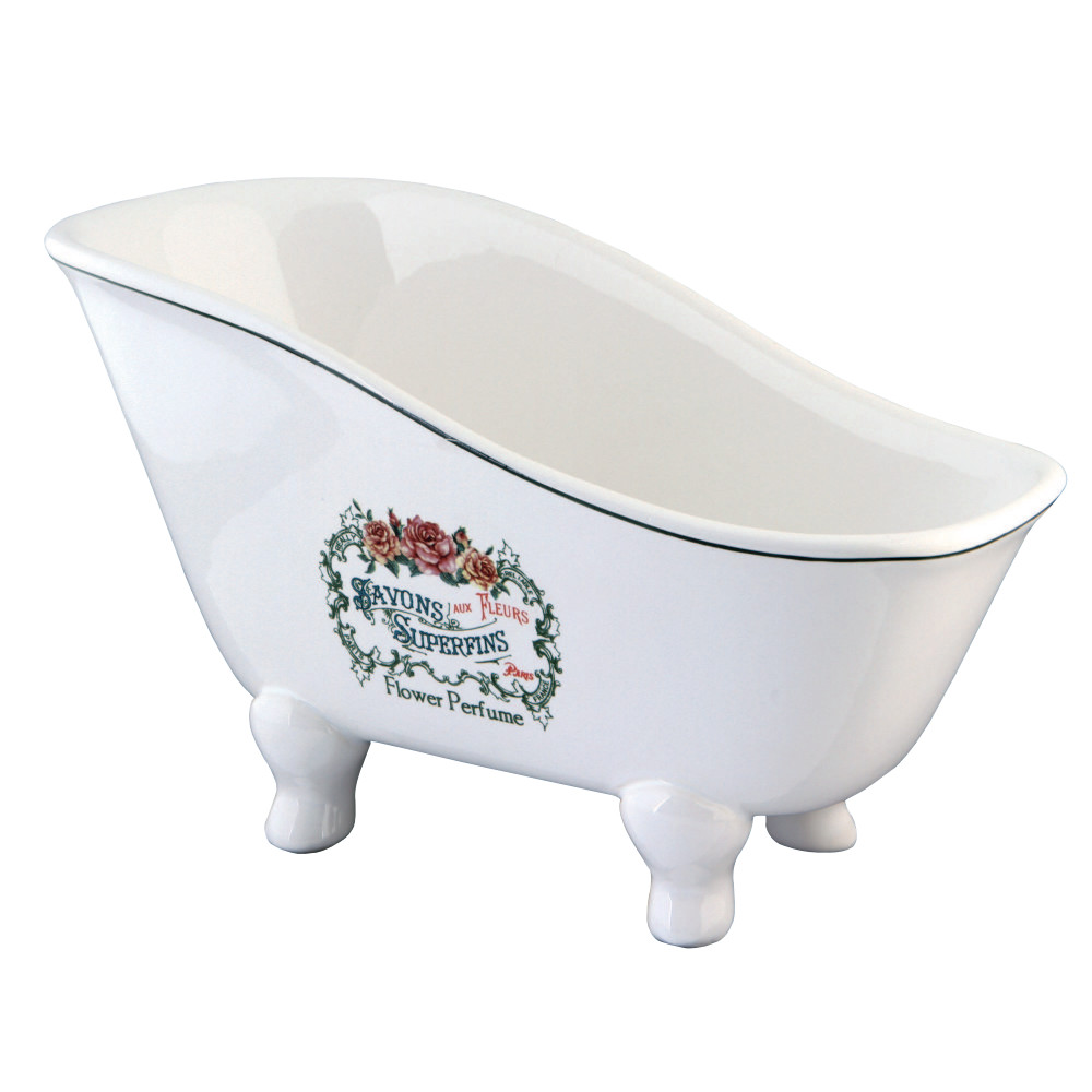 Batubsrw 8 In. Savons Superfins Slipper Clawfoot Tub Decorative Soap Dish