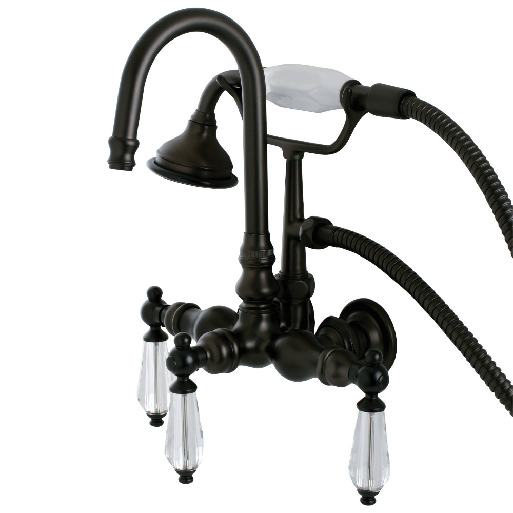 Ae7t5wll Wall Mount Clawfoot Tub Faucet, Oil Rubbed Bronze