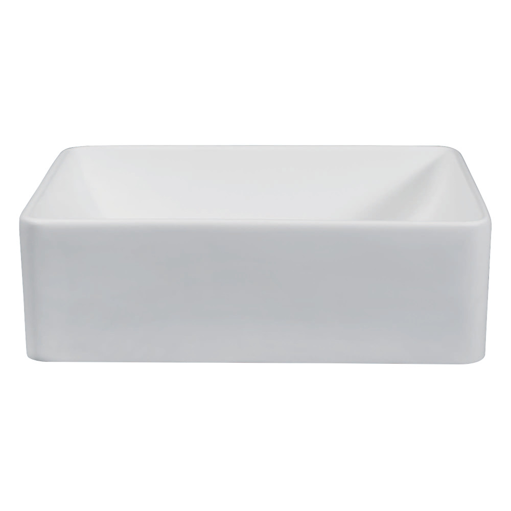 Eva20156 20 X 15 X 6 In. Gourmetier Solid Surface Resin Vessel Sink, White