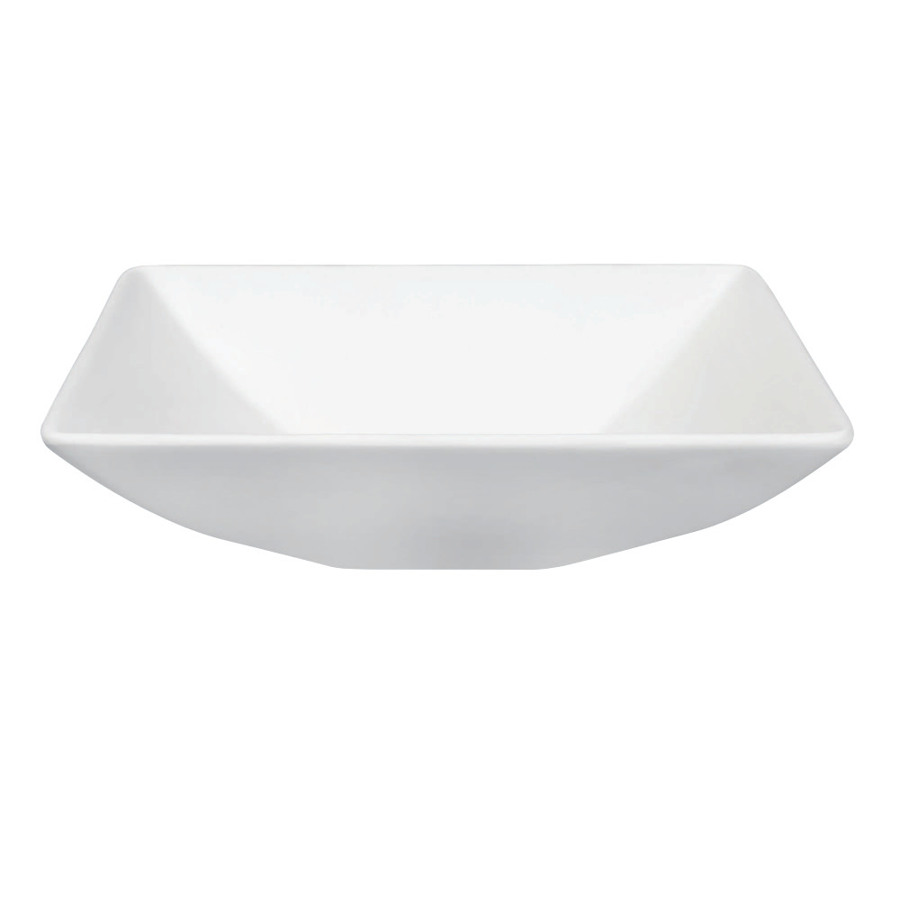 Eva16165 16 X 16 X 5 In. Gourmetier Solid Surface Resin Vessel Sink, White