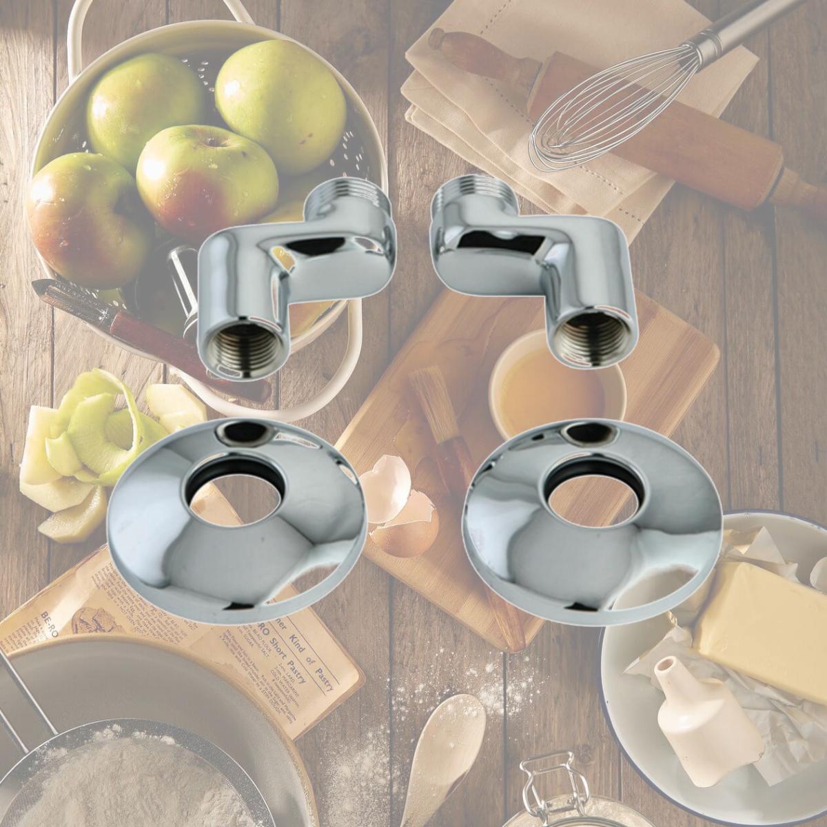 Picture of Kingston Brass KSEL213C Swivel Elbow for Wall Mount Kitchen Faucet KS213C, KS214C & KS265C, Polished Chrome