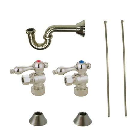 Cc53308lkb30 Trimscape Traditional Plumbing Sink Trim Kit With P Trap For Lavatory & Kitchen, Satin Nickel