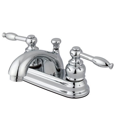 4 In. Centerset Lavatory Faucet, Polished Chrome