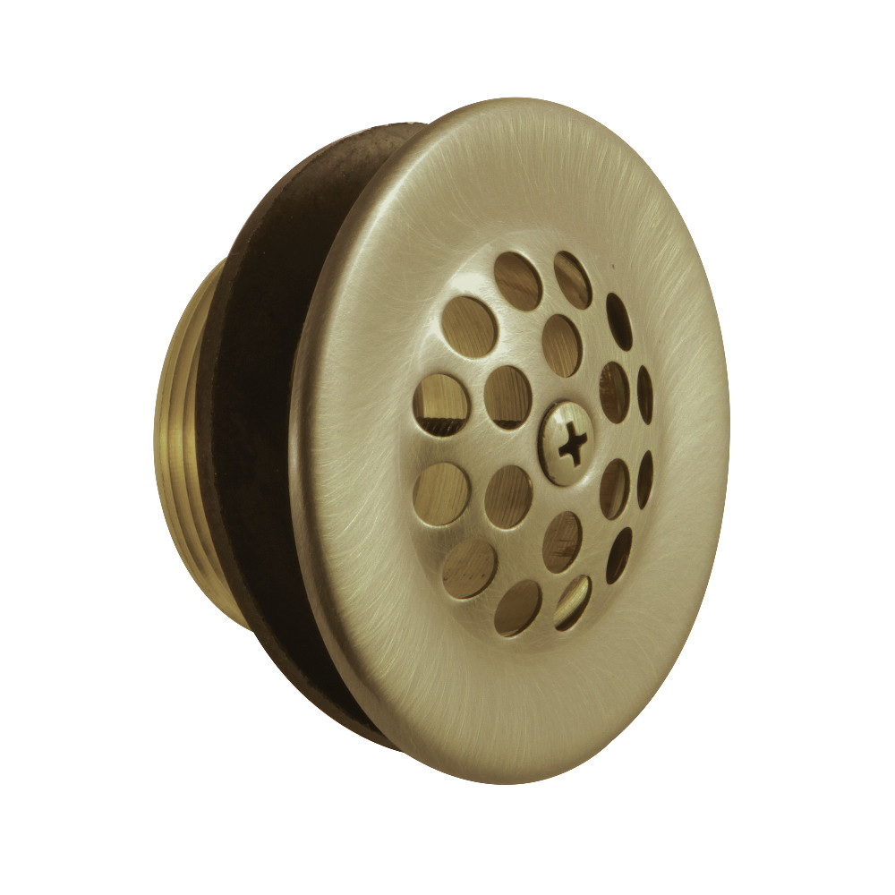 Dtl203 Tub Drain Strainer And Grid Antique Brass