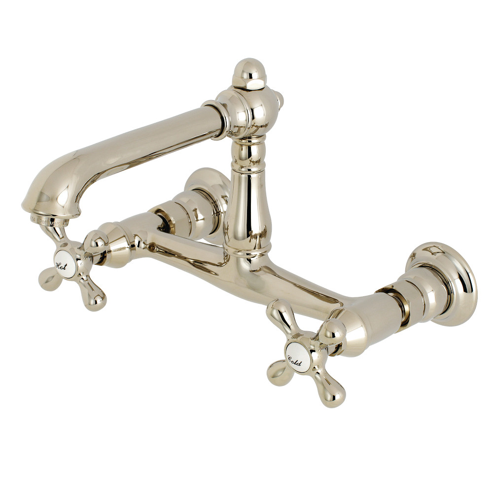 Ks7246ax 8 In. Centers Wall Mount Vessel Sink Faucet, Polished Nickel
