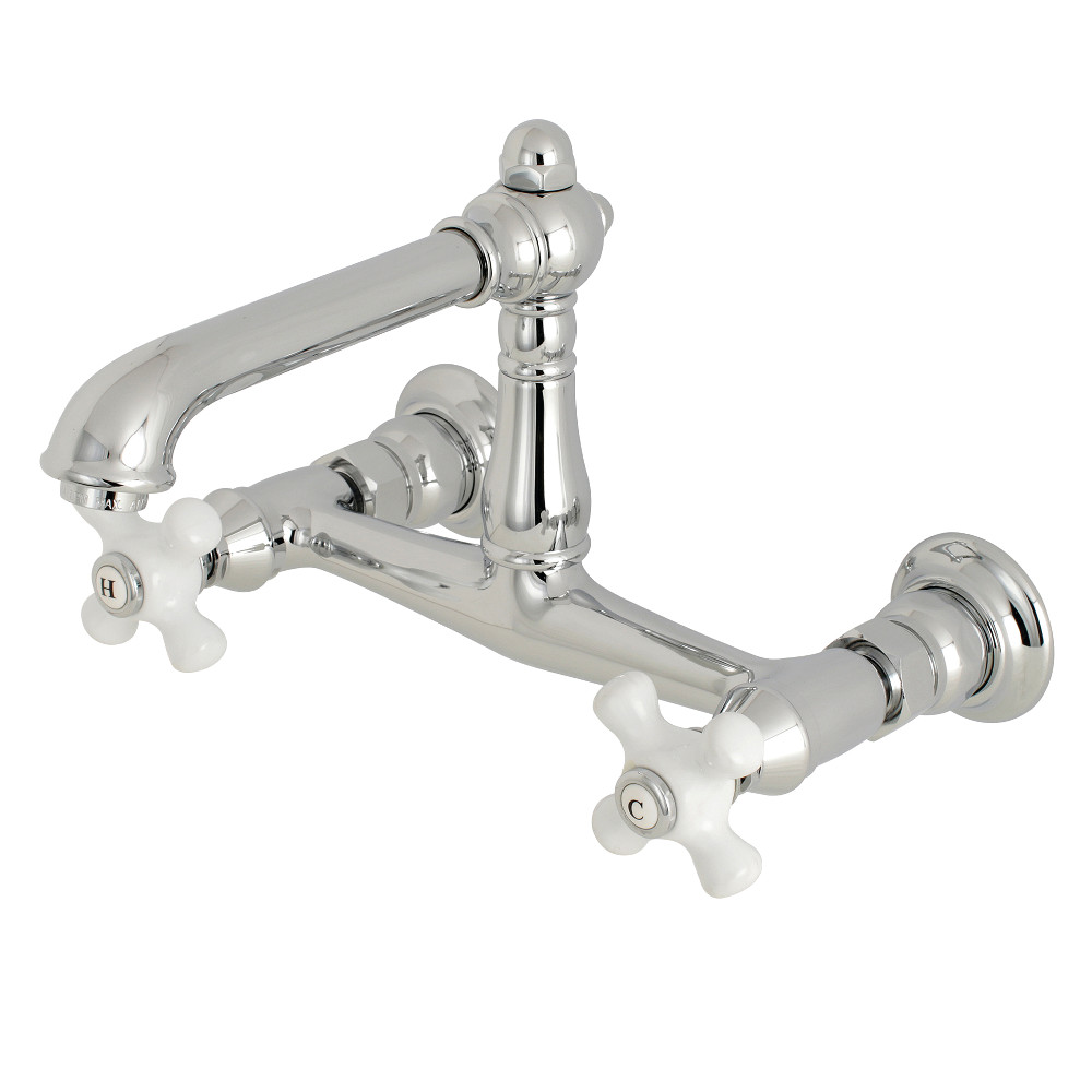 Ks7241px Wall Mount Vessel Sink Faucet, Polished Chrome - 8 X 2.31 X 5.06 In.