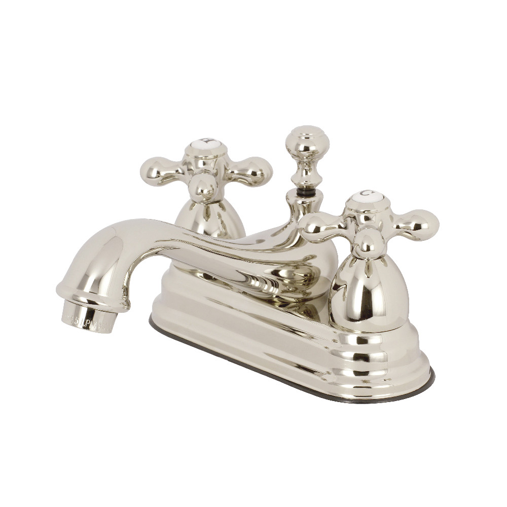4 In. Centerset Lavatory Faucet, Polished Nickel