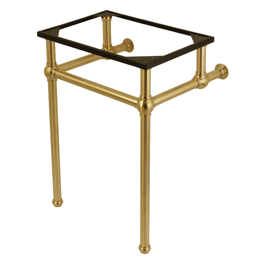 Vbh282033sb Console Sink Holder With Brass Pedestal Brushed Brass