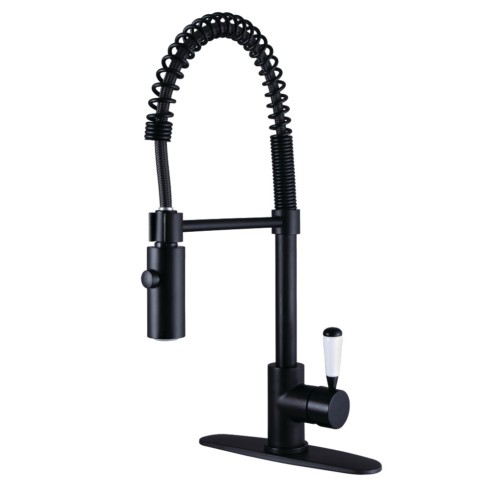 Ls8770dpl Modern Paris Single-handle Pull-down Kitchen Faucet - Matte Black