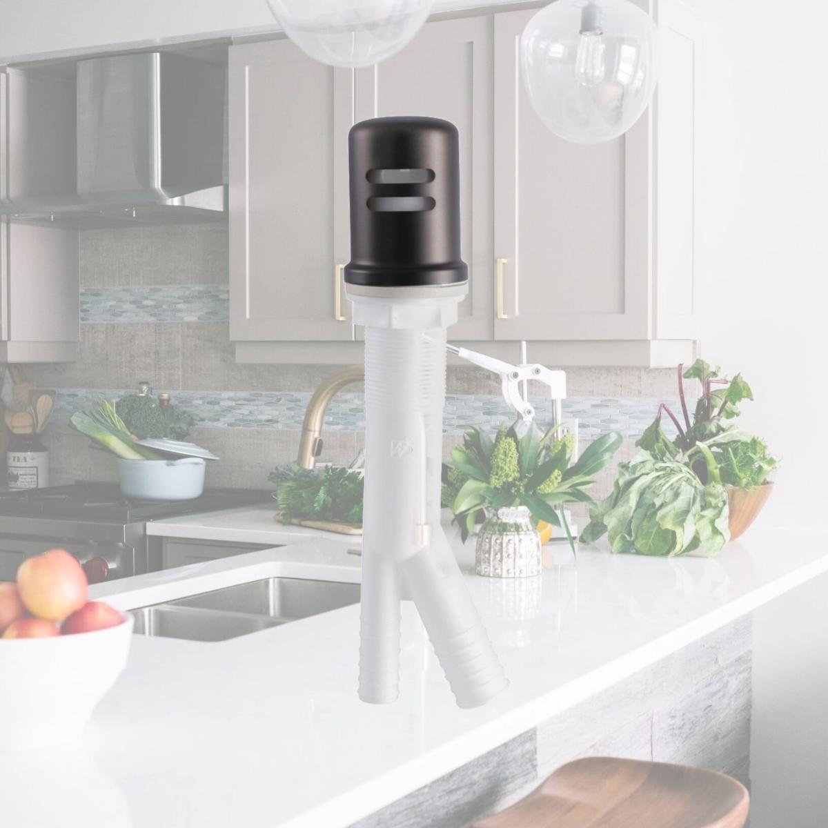 Picture of Kingston Brass K811ORB Traditional Trimscape Air Gap for Dish Washer - Oil Rubbed Bronze