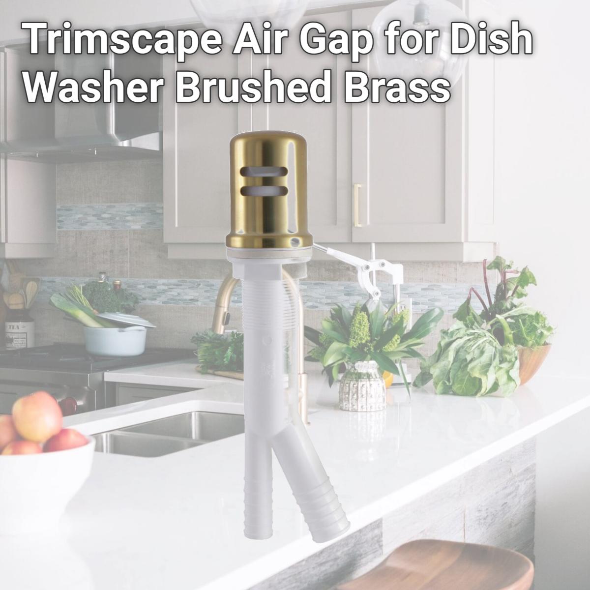 Picture of Kingston Brass K811SB Trimscape Air Gap for Dish Washer  Brushed Brass
