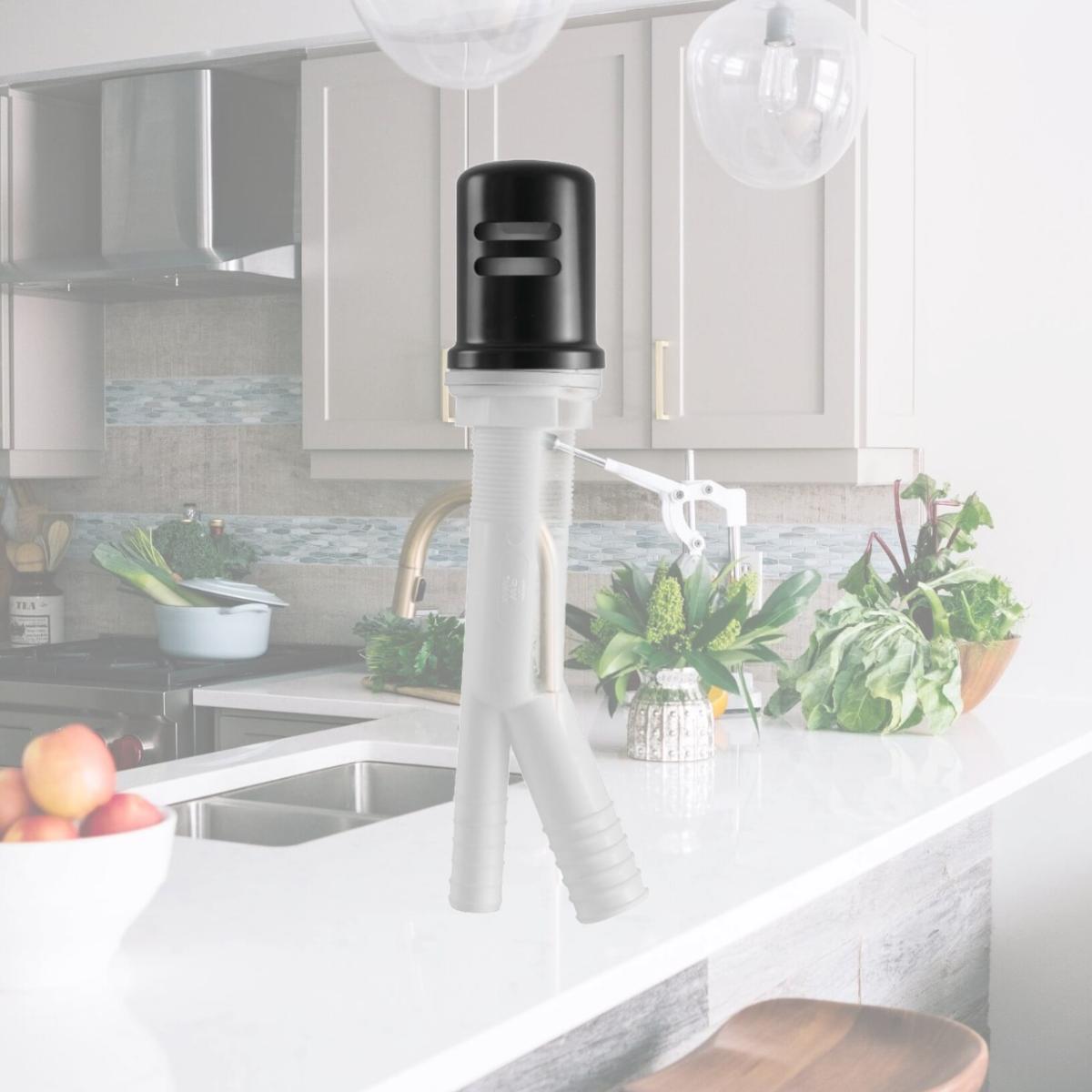 Picture of Kingston Brass K811MB Traditional Trimscape Air Gap for Dish Washer - Matte Black