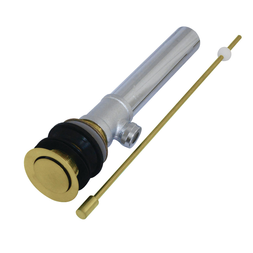 Ks8107 Pop-up Drain Without Overflow Brushed Brass