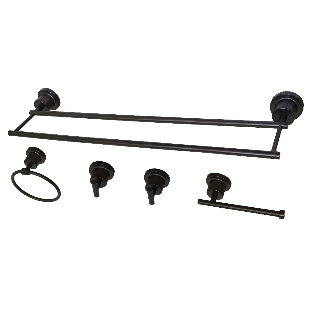 5 Piece Concord Bathroom Accessory Set, Oil Rubbed Bronze