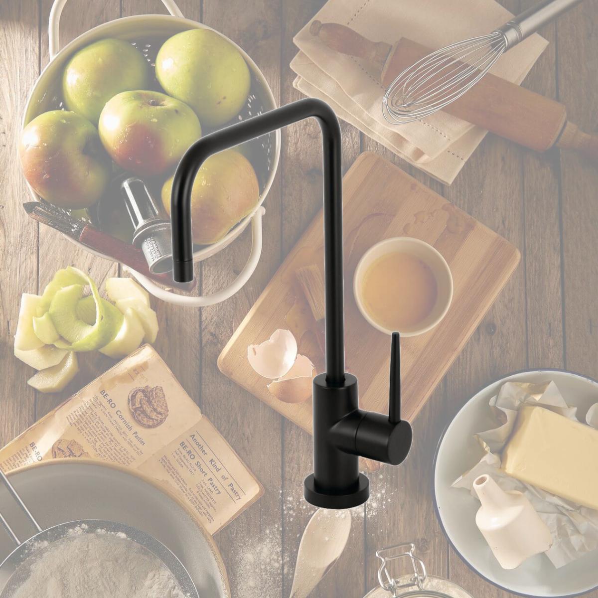 Picture of Kingston Brass KS6190NYL New York Single-Handle Cold Water Filtration Faucet, Matte Black