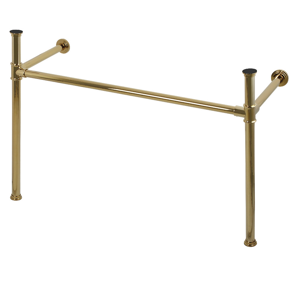 Vpb14882 Imperial Stainless Steel Console Legs, Polished Brass