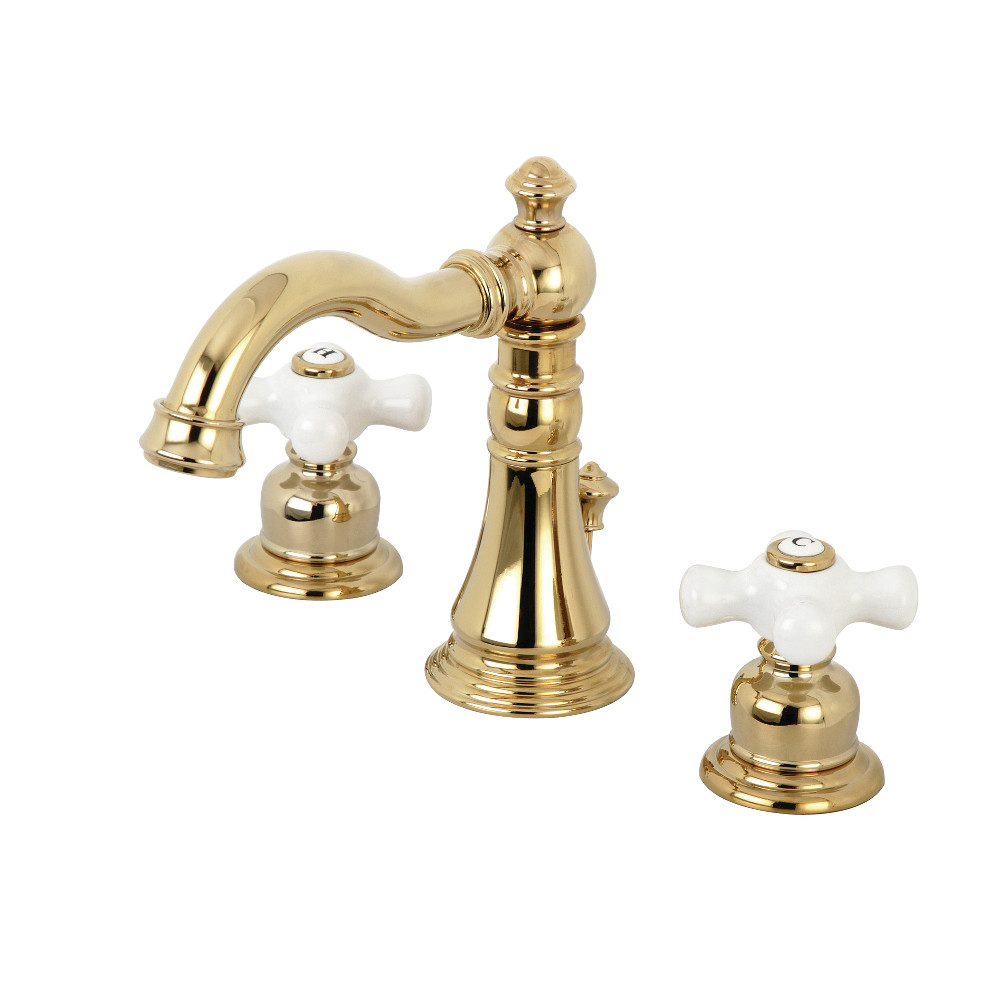 Fsc1972px American Classic Traditional Classic 8 In. Widespread Bathroom Faucet, Polished Brass