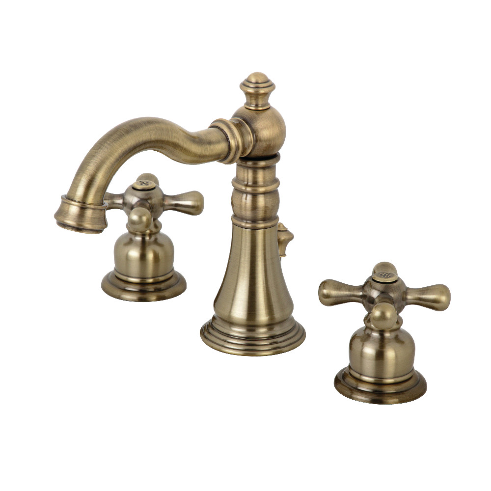 Fsc19733ax American Classic Traditional Classic 8 In. Widespread Bathroom Faucet, Antique Brass