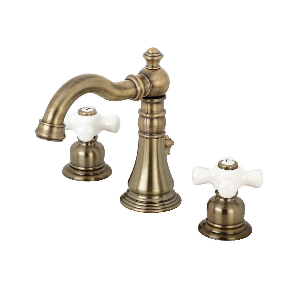 Fsc19733px American Classic Traditional Classic 8 In. Widespread Bathroom Faucet, Antique Brass