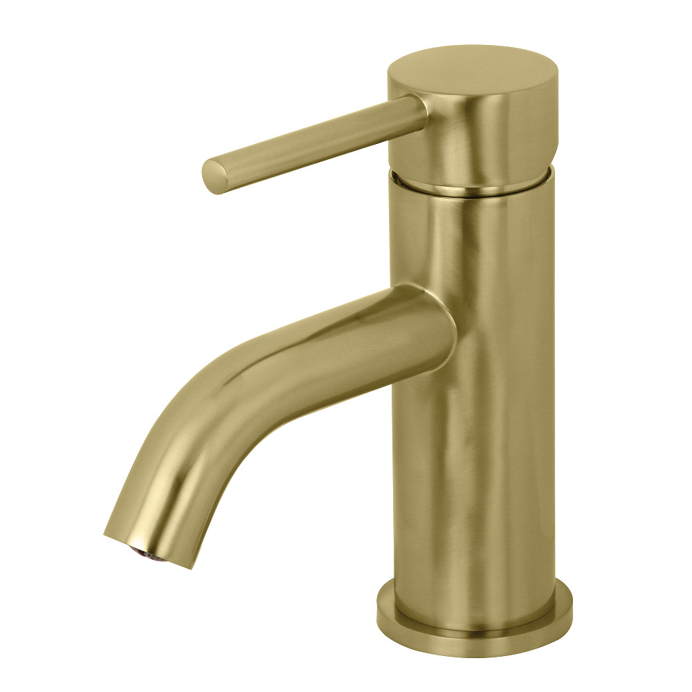 Ls8223dl Concord Single Handle Monoblock Bathroom Faucet, Brushed Brass