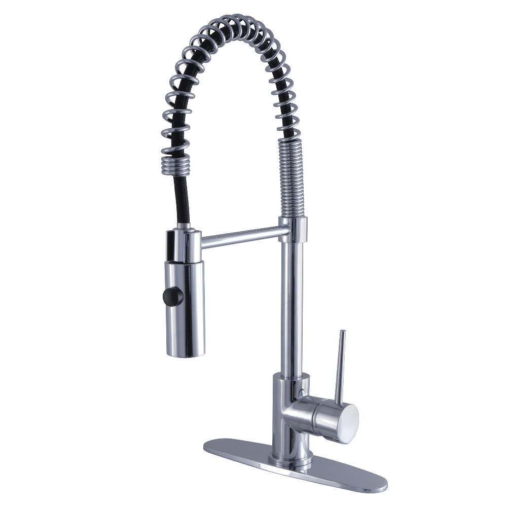 Ls8771nyl New York Single-handle Pre-rinse Kitchen Faucet, Polished Chrome