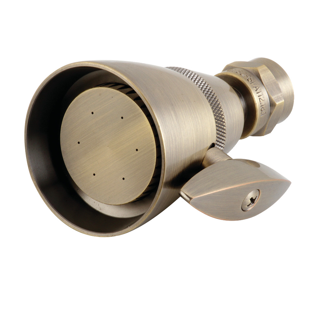 K132a3 2.25 In. O.d. Adjustable Shower Head, Antique Brass