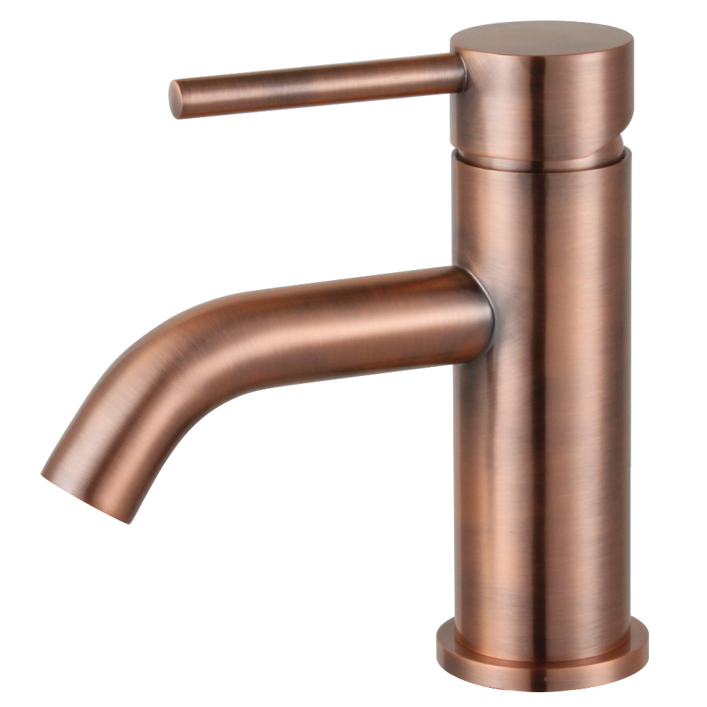 Ls8224dl Concord Single-handle Bathroom Faucet With Push Pop-up, Antique Copper