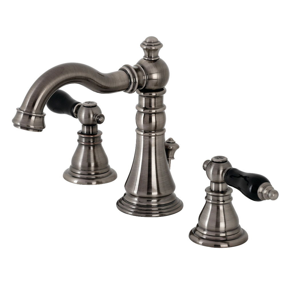 Fsc1974akl Duchess Widespread Bathroom Faucet With Retail Pop-up, Brushed Black Stainless Steel