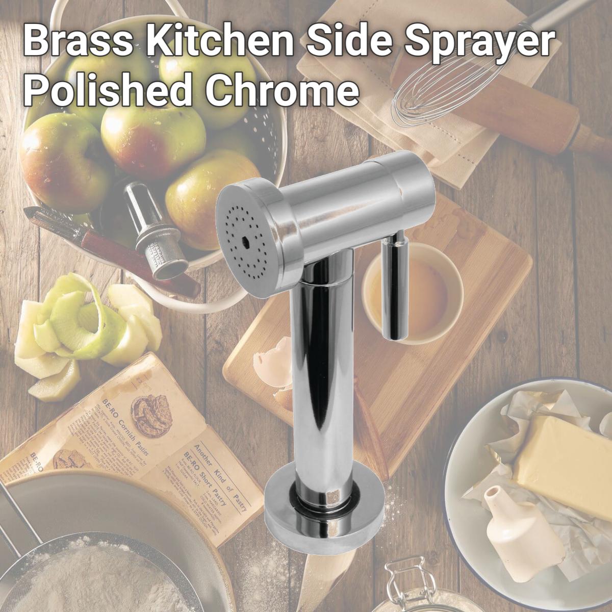 Picture of Kingston Brass KSSPR1 Brass Kitchen Side Sprayer, Polished Chrome