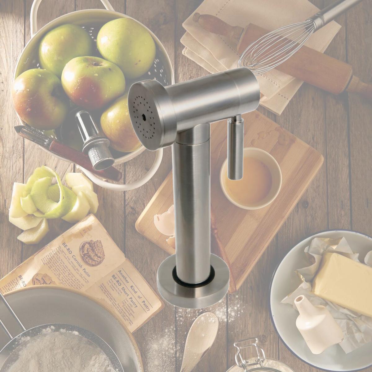 Picture of Kingston Brass KSSPR8 Brass Kitchen Side Sprayer, Brushed Nickel
