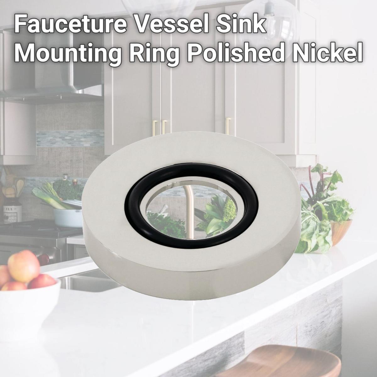 Picture of Kingston Brass EV8026 Fauceture Vessel Sink Mounting Ring, Polished Nickel