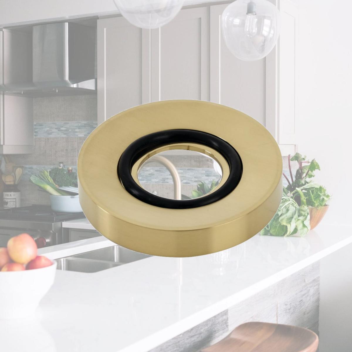 Picture of Kingston Brass EV8027 Fauceture Vessel Sink Mounting Ring, Brushed Brass