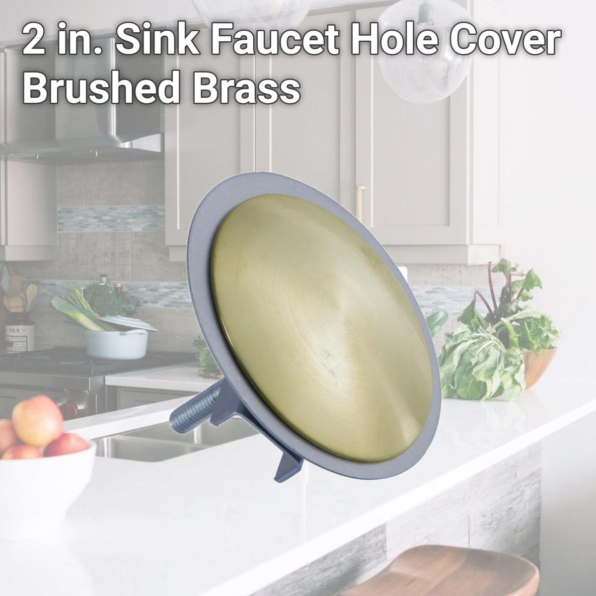 Picture of Kingston Brass SC1007 2 in. Sink Faucet Hole Cover, Brushed Brass