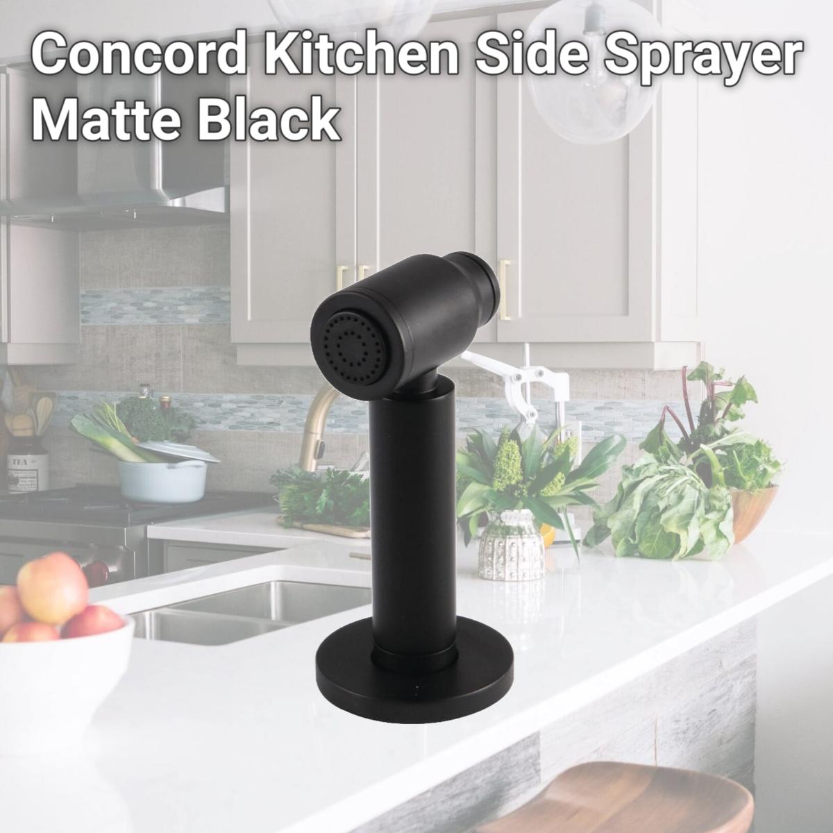 Picture of Kingston Brass CCRP61K0 Concord Kitchen Side Sprayer, Matte Black