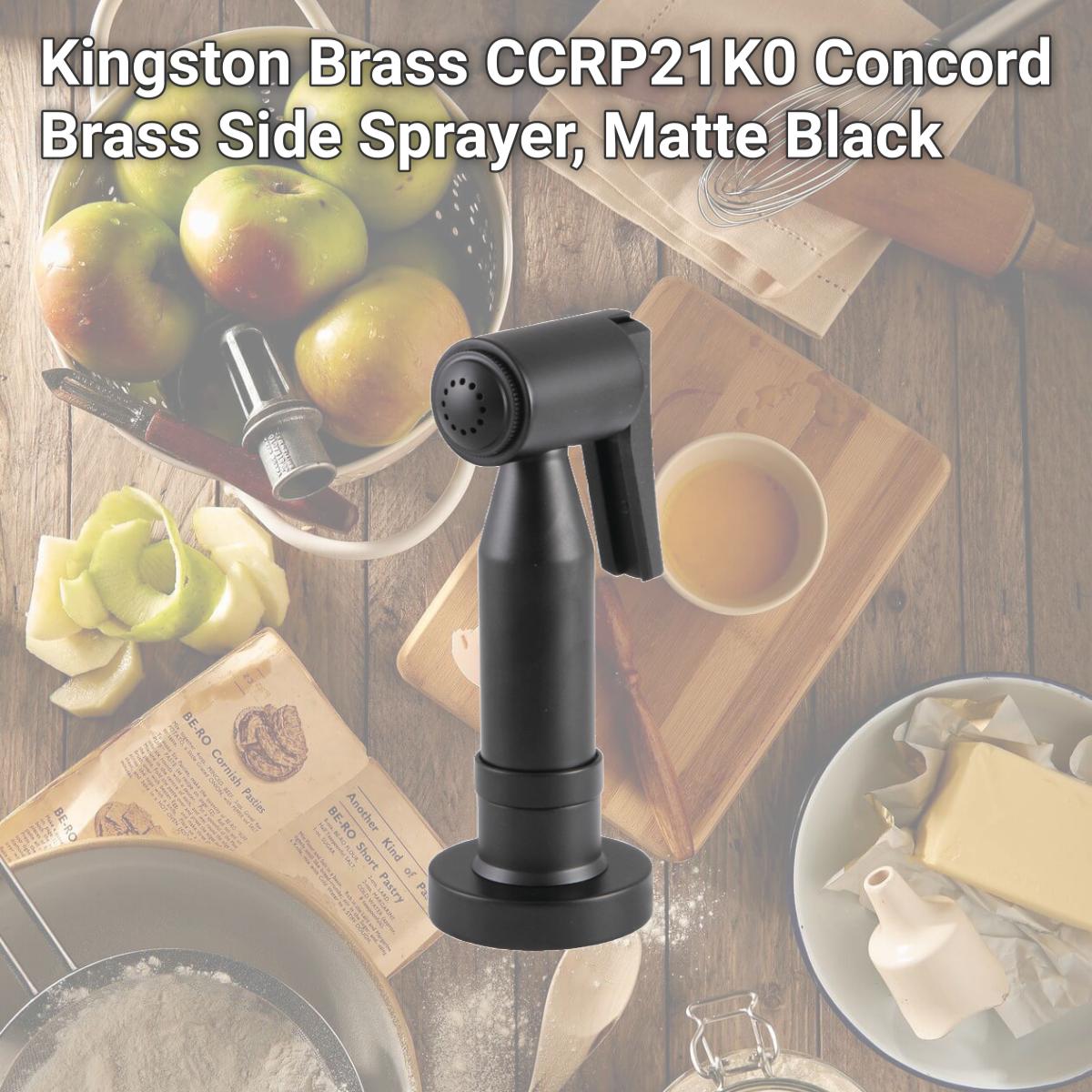 Picture of Kingston Brass CCRP21K0 Concord Brass Side Sprayer, Matte Black
