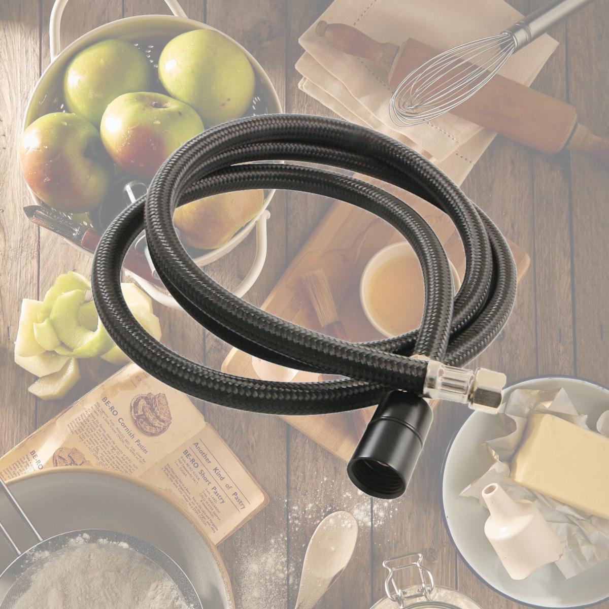 Picture of Kingston Brass KSSLSPR0K Nyloom 60 in. Kitchen Faucet Spray Hose, Matte Black