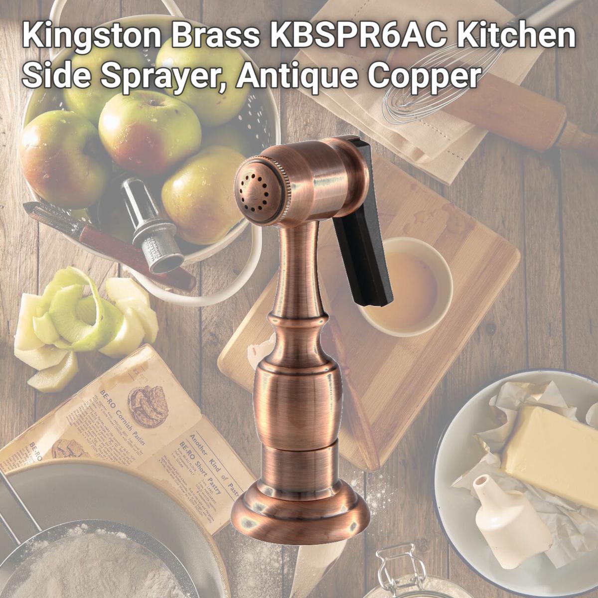 Picture of Kingston Brass KBSPR6AC Kitchen Side Sprayer, Antique Copper